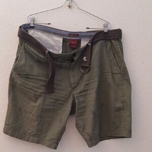 Make Offer Merona Green Cargo Shorts with Textured Fabric